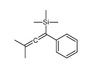 trimethyl-(3-methyl-1-phenylbuta-1,2-dienyl)silane结构式
