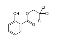 2,2,2-trichloroethyl 2-hydroxybenzoate Structure