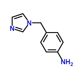 1-(4-氨基苄基)-1H-咪唑结构式