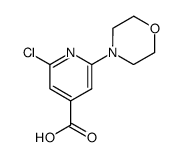 2-chloro-6-morpholin-4-yl-isonicotinic acid Structure