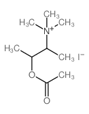 Ammonium, (2-hydroxy-1-methylpropyl)trimethyl-, iodide, acetate, erythro- picture