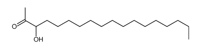 3-hydroxyoctadecan-2-one Structure