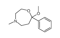 7-methoxy-4-methyl-7-phenyl-1,4-oxazepane结构式