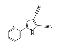 2-pyridin-2-yl-1H-imidazole-4,5-dicarbonitrile structure