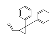 2,2-diphenylcyclopropane-1-carbaldehyde Structure