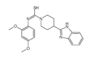 1-Piperidinecarbothioamide,4-(1H-benzimidazol-2-yl)-N-(2,4-dimethoxyphenyl)-(9CI)结构式