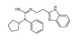 Thiourea, N-[2-(1H-benzimidazol-2-yl)ethyl]-N-cyclopentyl-N-phenyl- (9CI) picture