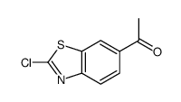 1-(2-氯苯并[d]噻唑-6-基)乙酮结构式
