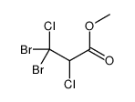 methyl 3,3-dibromo-2,3-dichloropropanoate Structure