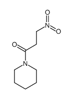 3-nitro-1-piperidin-1-ylpropan-1-one结构式