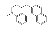 N-methyl-N-(4-naphthalen-2-ylbutyl)aniline Structure