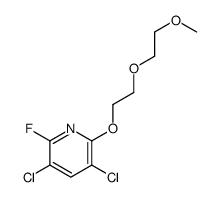 3,5-dichloro-2-fluoro-6-[2-(2-methoxyethoxy)ethoxy]pyridine Structure