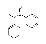 1-(cyclohexen-1-yl)ethylsulfinylbenzene结构式