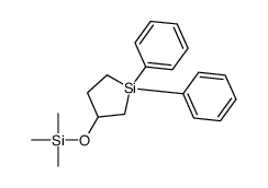 (1,1-diphenylsilolan-3-yl)oxy-trimethylsilane结构式