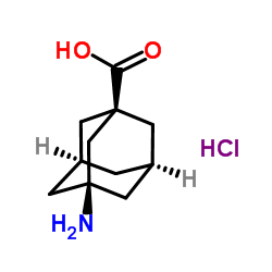 3-amino-1-adamantanecarboxylic acid hydrochloride Structure