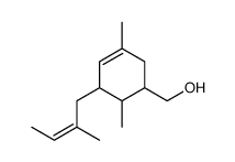 [3,6-dimethyl-5-(2-methylbut-2-enyl)cyclohex-3-en-1-yl]methanol Structure