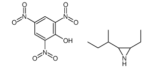 2-butan-2-yl-3-ethylaziridine,2,4,6-trinitrophenol Structure