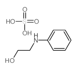 2-anilinoethanol,sulfuric acid Structure