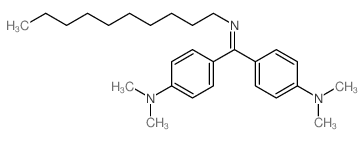 Benzenamine,4,4'-(decylcarbonimidoyl)bis[N,N-dimethyl- (9CI) picture
