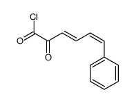 2-oxo-6-phenylhexa-3,5-dienoyl chloride Structure