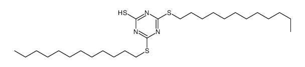 4,6-bis(dodecylsulfanyl)-1H-1,3,5-triazine-2-thione Structure
