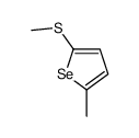 2-methyl-5-methylsulfanylselenophene结构式