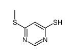 4-methylsulfanyl-1H-pyrimidine-6-thione结构式