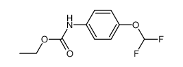 ethyl (4-(difluoromethoxy)phenyl)carbamate结构式