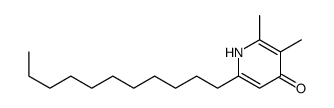 2,3-dimethyl-6-undecyl-1H-pyridin-4-one结构式