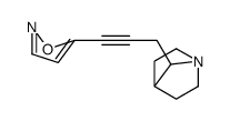 5-[3-(1-azabicyclo[2.2.1]heptan-7-yl)prop-1-ynyl]-1,2-oxazole Structure