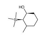 3-methyl-cis-2-(trimethylsilyl)cyclohexanol Structure