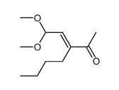 3-butyl-5,5-dimethoxy-pent-3-en-2-one结构式
