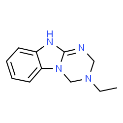 1,3,5-Triazino[1,2-a]benzimidazole,3-ethyl-1,2,3,4-tetrahydro-(9CI)结构式