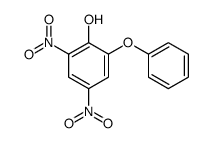 2,4-dinitro-6-phenoxyphenol Structure