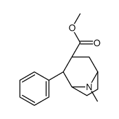 methyl (5R)-8-methyl-4-phenyl-8-azabicyclo[3.2.1]octane-3-carboxylate结构式
