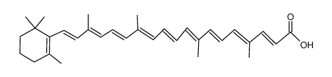 6'-apo-β-caroten-6'-oic acid结构式