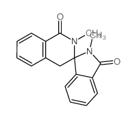 2,2'-dimethylspiro[4H-isoquinoline-3,3'-isoindole]-1,1'-dione Structure