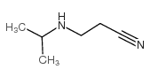 Propanenitrile,3-[(1-methylethyl)amino]- structure