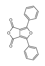 4,6-diphenyl-1H,3H-furo[3,4-c]furan-1,3-dione结构式