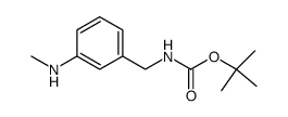tert-butyl [3-(methylamino)benzyl]carbamate Structure