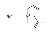 dimethyl-(2-methylprop-2-enyl)-prop-2-enylazanium,bromide结构式