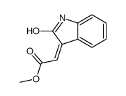 methyl 2-(2-oxo-1H-indol-3-ylidene)acetate结构式