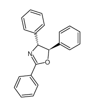 (4R,5R)-2,4,5-triphenyl-4,5-dihydrooxazole结构式