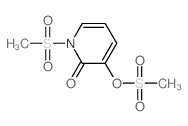 1-methylsulfonyl-3-methylsulfonyloxy-pyridin-2-one Structure