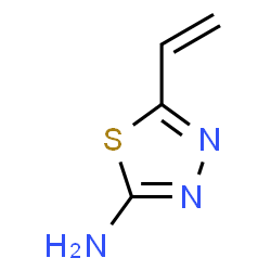 1,3,4-Thiadiazole,2-amino-5-vinyl-(5CI) Structure