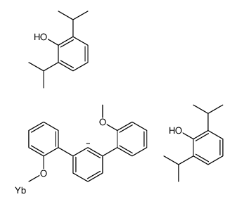 1,3-bis(2-methoxyphenyl)benzene-2-ide,2,6-di(propan-2-yl)phenol,ytterbium Structure