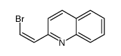 2-(2-bromoethenyl)quinoline结构式