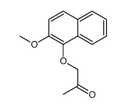 1-(2-Methoxy-1-naphtyloxy)-2-propanone Structure