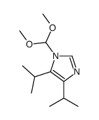 1-(dimethoxymethyl)-4,5-di(propan-2-yl)imidazole Structure