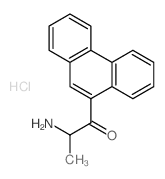 2-amino-1-phenanthren-9-yl-propan-1-one structure